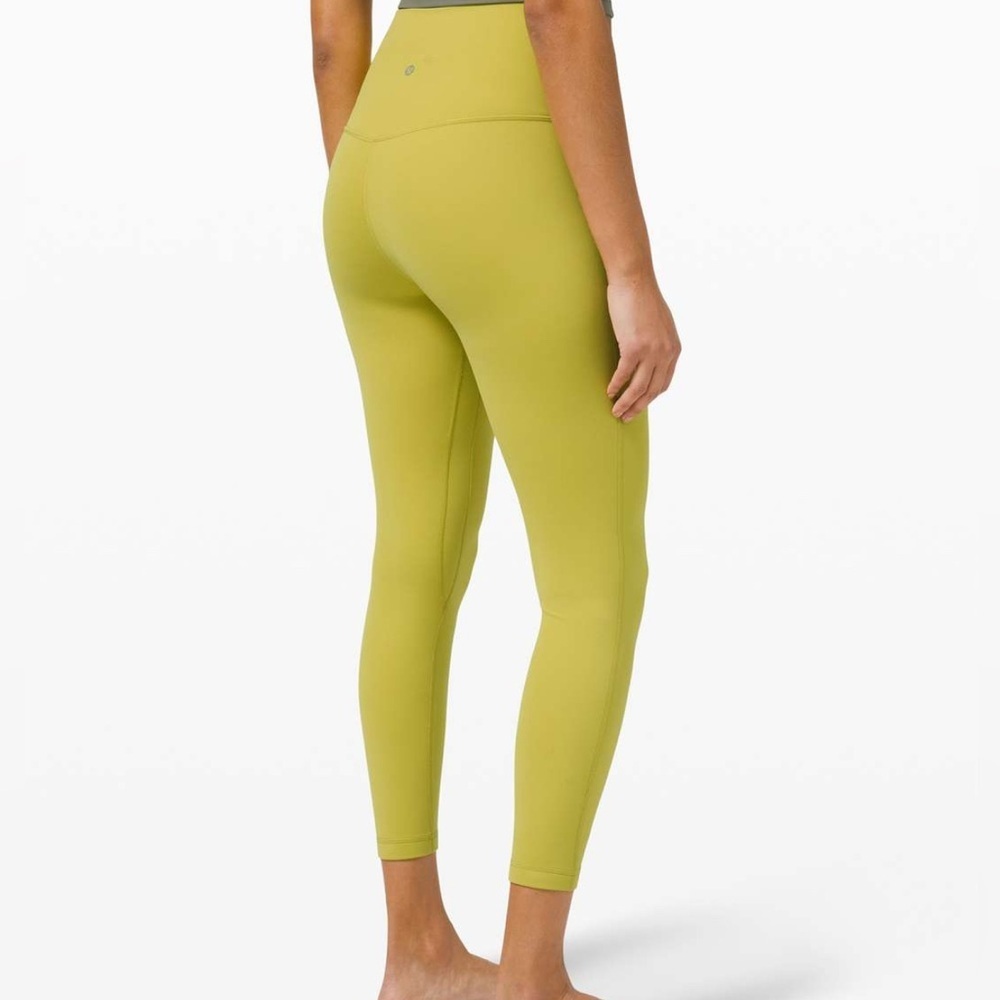 Lululemon Align High Rise 25”, Yellow Pear, size 6 - Picture 1 of 11